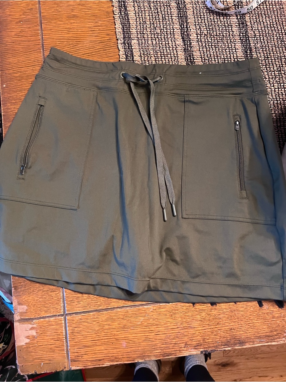 Maurices Olive Drawstring Athletic Shorts